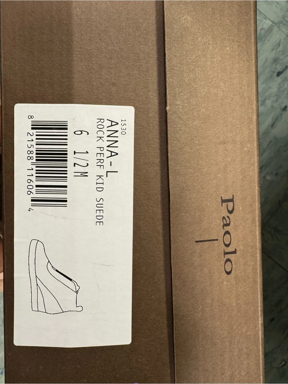 Linea Paolo Women’s Light Gray Suede Wedge Sneaker